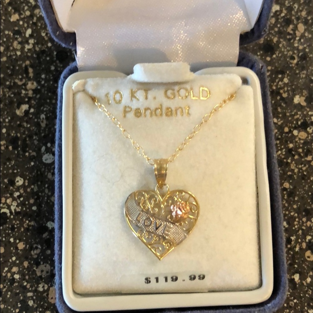 Gold Love Pendant